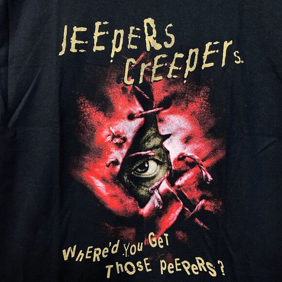 Jeepers Creepers Where'd You Get Those Peppers Horror T-Shirt Medium - Picture 2 of 4